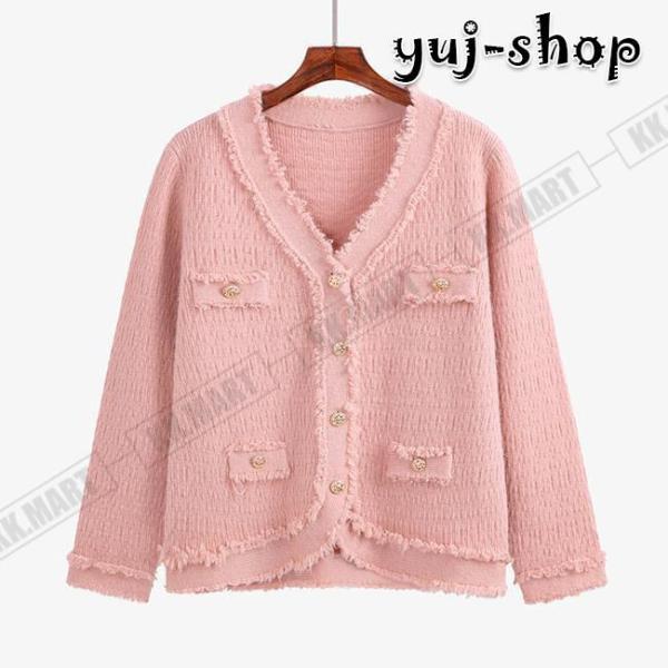 ツイード ジャケット コート レディース アウター ノーカラー フレンチ