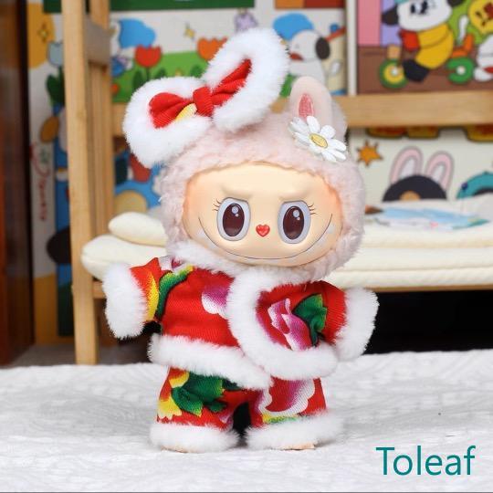 新品3点セット ワンピースlabubuラブブぬいぐるみ服17cm着せ替え
