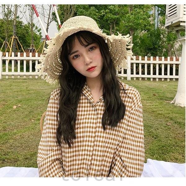 麦わら帽子折りたたみレディースつば広ストローハットかんかん帽uvカットハット女性用かわいい紫外線対策春夏 注目のブランド