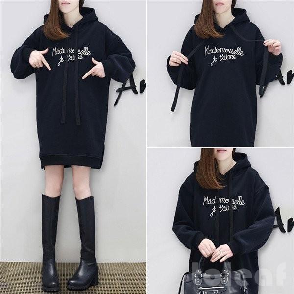 セールパーカーロング丈レディース秋冬裏起毛暖かい防寒体型カバー膝丈おしゃれゆったり30代40代印字妊婦可安い通学 売れ筋介護用品も