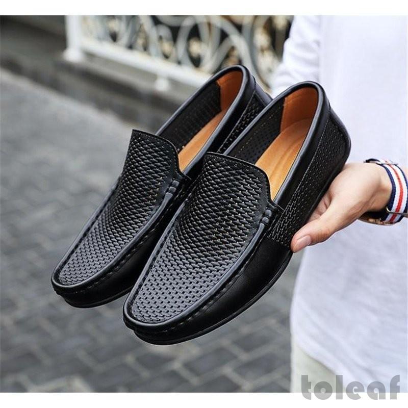 待望 ローファー 新品 メンズ スリッポン メッシュ トレッキングシューズ 通気 軽量 春夏紳士靴 滑り止め イエロー ホワイト ブラック