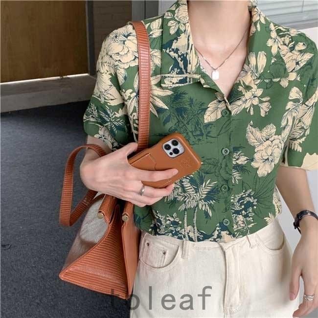 定価10.5万円タグ付き未使用品☆レオナールLEONARD総柄ブラウスシャツ