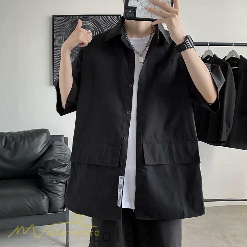 日本最大のブランド ライトアウター 無地 ゆったり ワイドtシャツ トップス 半袖 メンズ シャツ 着回し Xxl 大きいサイズ 細身 黒シャツ 白 シャツ 通勤通学 日常感 コーデ 夏新作 半袖 サイズ M Www We Job Com