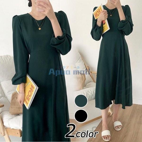 Aランク ワンピースレディース40代通勤ワンピース春夏新作きれいめマキシワンピース長袖ワンピースフレアスカートオシャレ通勤結婚式お出かけ大人30代 Morinokodomo Pl