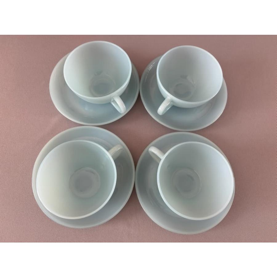 ファイヤーキング fire-king ターコイズ カップ＆ソーサー : Tom-nuy