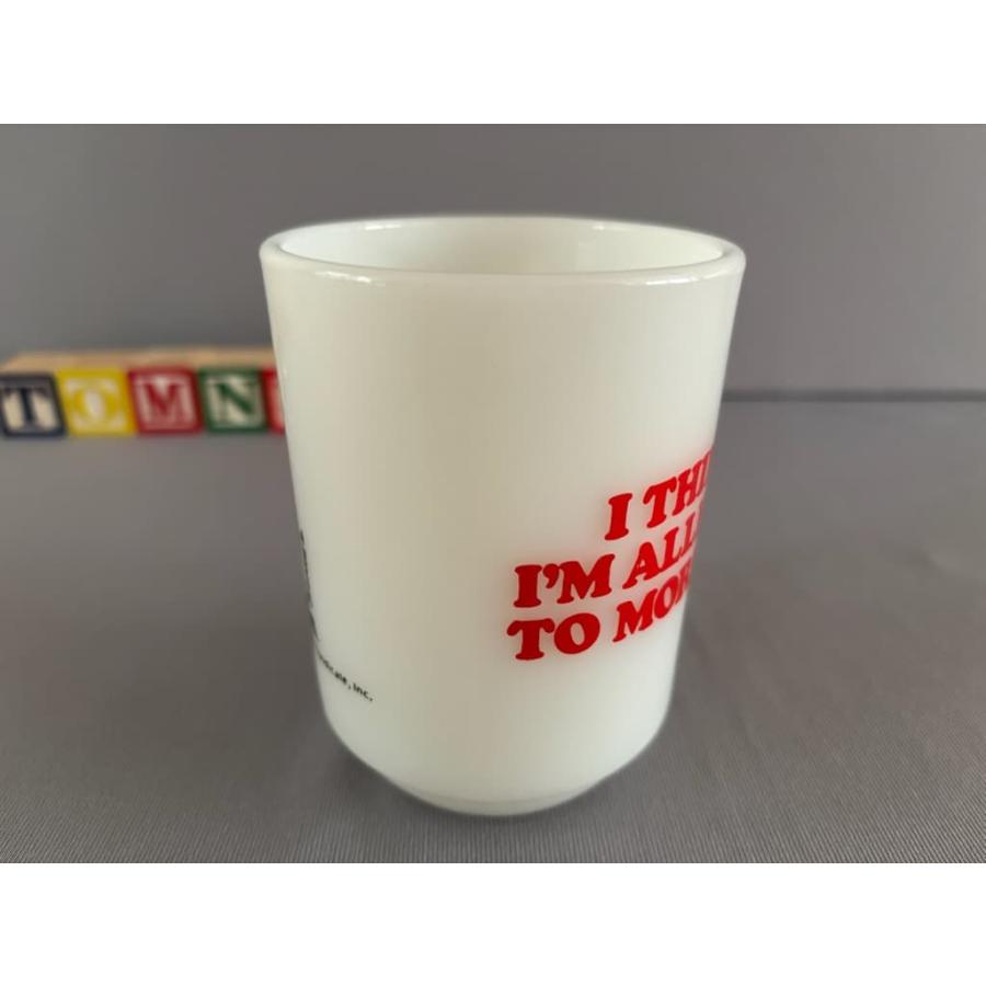 ファイヤーキング fire-king スヌーピー モーニングアレルギー : Tom