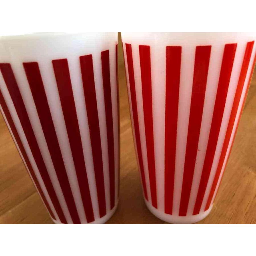 ヘーゼルアトラス　キャンディストライプ Hazel-Atlas” Candy Stripe Tumbler ヘーゼルアトラス