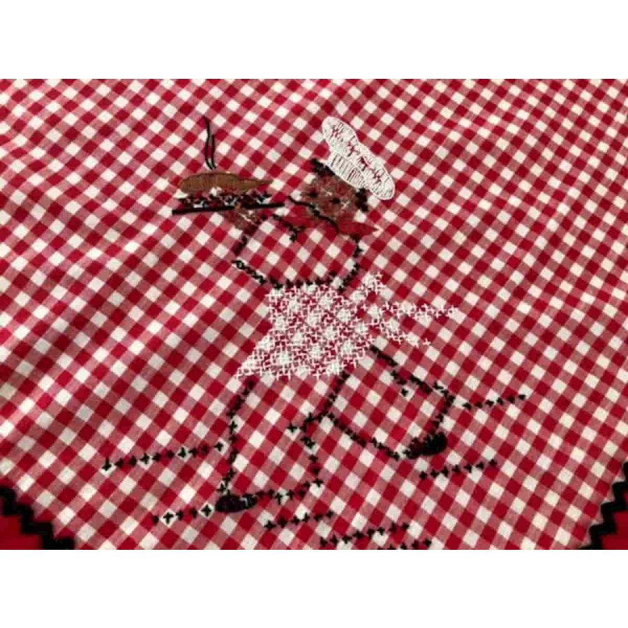 テーブルクロス&ナフキン6枚セット Amazon｜FuSenYuan チーズクロス テーブルランナーとナプキン