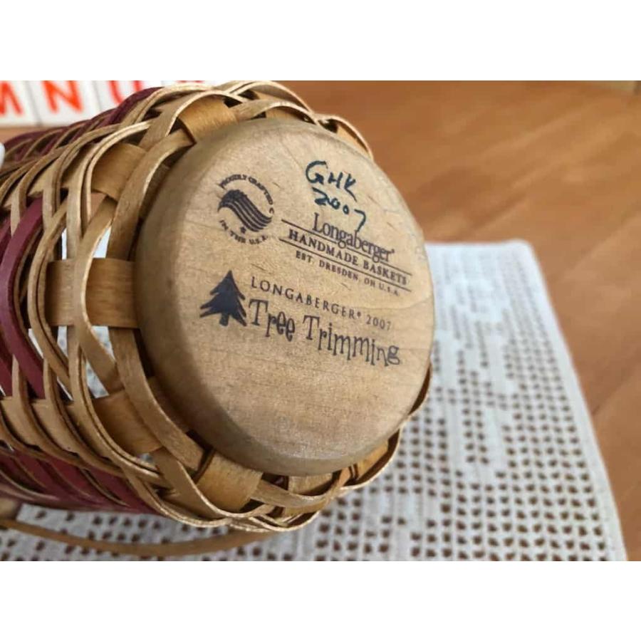 ロンガバーガーLongaberger TREE TRIMMING 2007 バスケット : Tom-nuy