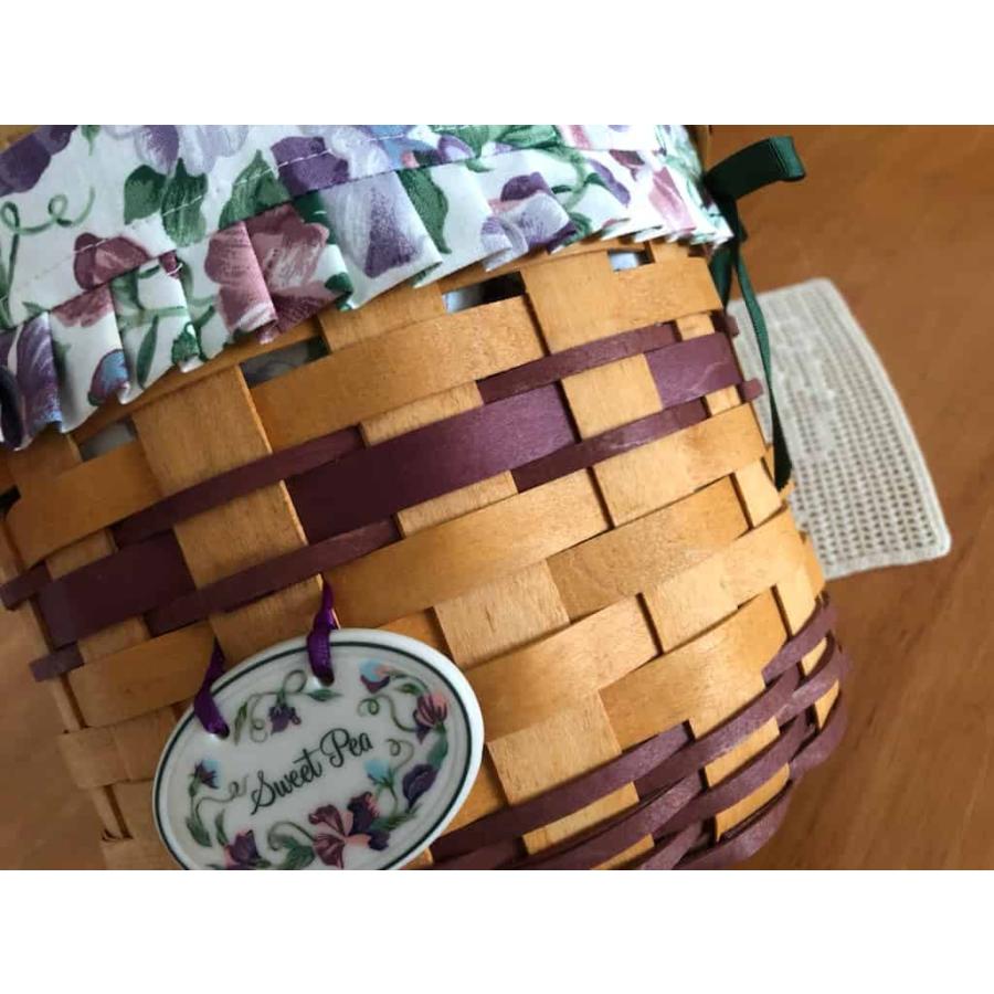 ロンガバーガー　バスケット　纏め売り ロンガバーガーLongaberger メイシリーズ スイートピーバスケット 1996