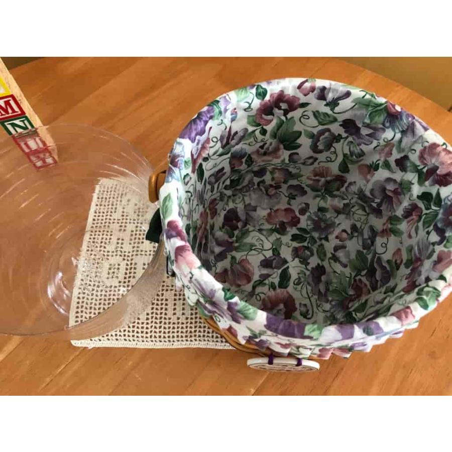 ロンガバーガーLongaberger メイシリーズ スイートピーバスケット 1996