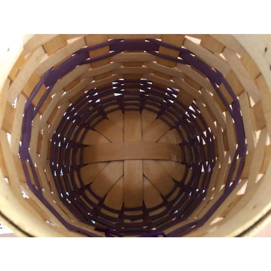 ロンガバーガーLongaberger メイシリーズ スイートピーバスケット 1996