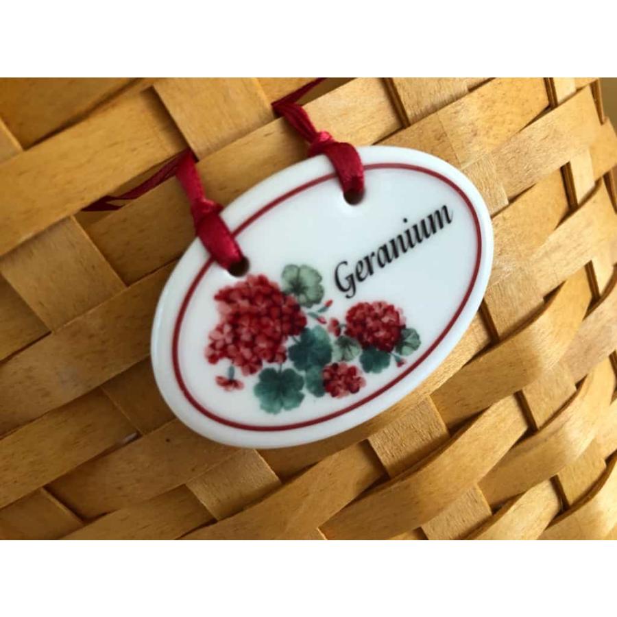 ロンガバーガーLongaberger メイシリーズ ゼラニウムバスケット 2002