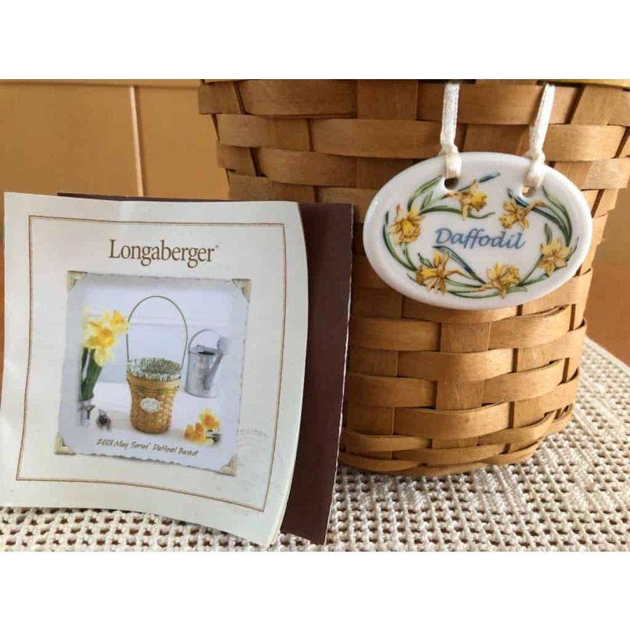 ロンガバーガーLongaberger メイシリーズ スイセンバスケット 2008