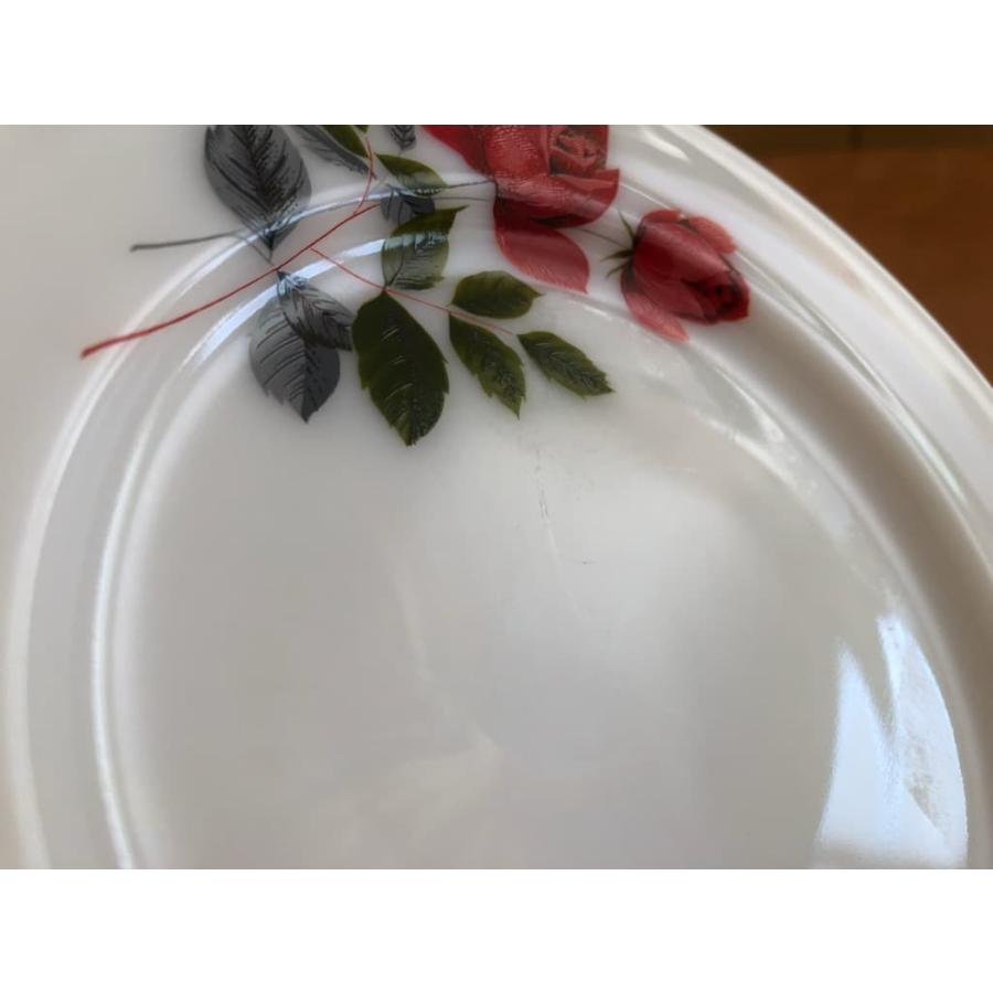 JAJパイレックス pyrex ジューンローズ June Rose デザートプレート