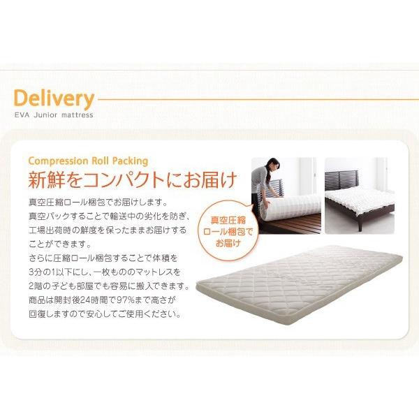 薄型・軽量 折り畳み可能 ポケットコイル マットレス セミシングル