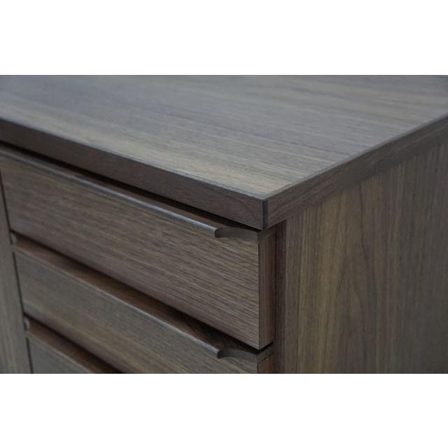 サイドボード 80cm幅 ウォールナット北欧 キャビネット 無垢 天然