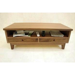 ウォールナット リビングテーブル 北欧 おしゃれ 幅100cm 天然木 無垢