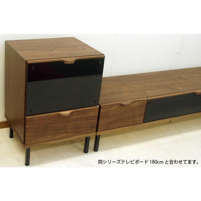 キャビネット ウォールナット 北欧 幅50cm 無垢 天然 脚付 黒 キャビネット ウォールナット 北欧 幅50cm 無垢 天然 脚付 黒