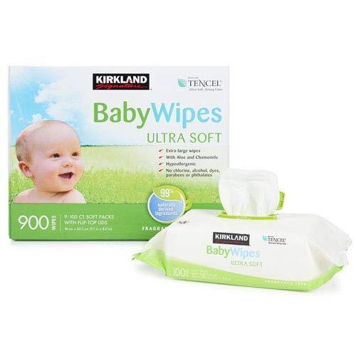 KIRKLAND TENCEL Baby Wipes ULTRA SOFT カークランド ベビーワイプ おしりふき 無香料 900枚 s009661974059820220121通販