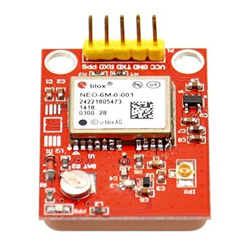 OSOYOO GPSモジュール NEO6Mモジュール付き 25mmX25mm セラミックパッシブアンテナ付き 信号が強いArduino