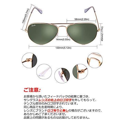 Berikin サングラス ガラス アビエーター ティアドロップ メンズ レディース UV400 UVカット sunglass for men wom｜tomato2021｜06