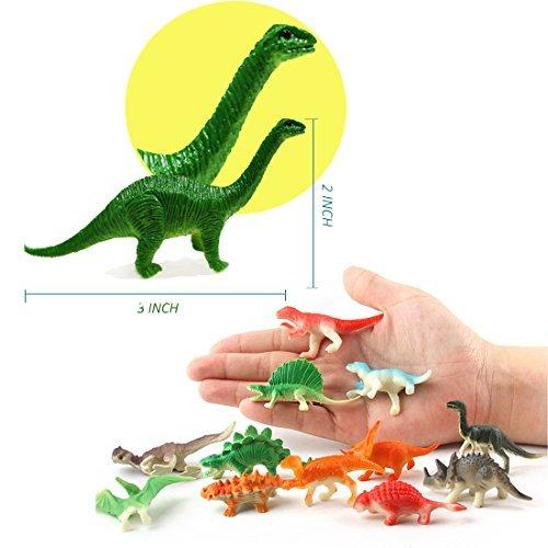 OuMuaMua 恐竜フィギュアおもちゃ ミニ プラスチック 78個セット｜tomato2021｜03
