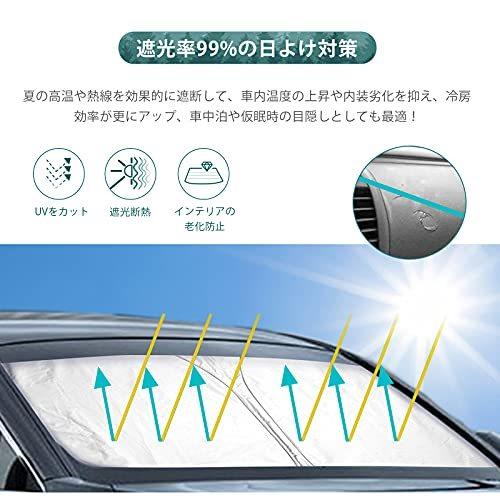 年最新海外 Huahao 新型 ホンダ フィット Gr系 専用 サンシェード フロントガラスサンシェード 車用サンシェード Uvカット 日よけ 車中泊 遮光 断熱 即日出荷 Cervezasnazari Com