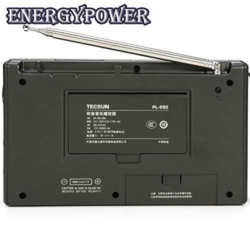 EnergyPower [日本語説明書付] 短波ラジオ TECSUN PL-990 LSB/USB 同期