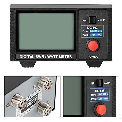 Richer-R DG-503デジタルLCD 3.5インチSWR /ワットメーター1.6-60MHz / 125-525MHz 多機能 高性能 双方向 予めご了承ください