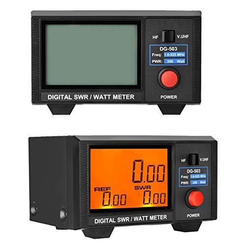 Richer-R DG-503デジタルLCD 3.5インチSWR /ワットメーター1.6-60MHz / 125-525MHz 多機能 高性能 双方向 予めご了承ください