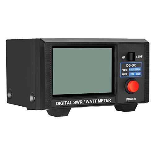Richer-R DG-503デジタルLCD 3.5インチSWR /ワットメーター1.6-60MHz / 125-525MHz 多機能 高性能 双方向 予めご了承ください