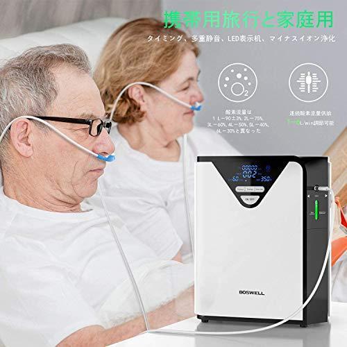 1-6L Boswell 酸素高性能モデル 携帯便利 安全老人用 家庭用 酸素発生