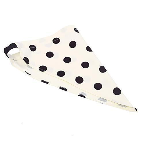 decor PolkaDot エプロン 100-120サイズ polka dot large（twill・white）×narrow stripe（t｜tomato2021｜04