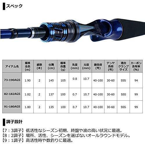 【値段交渉可：送料込】 ダイワ(DAIWA) 船竿 極鋭タチウオテンヤSP 82-182AGS 釣り竿 【GMS6994779879】(25400円)