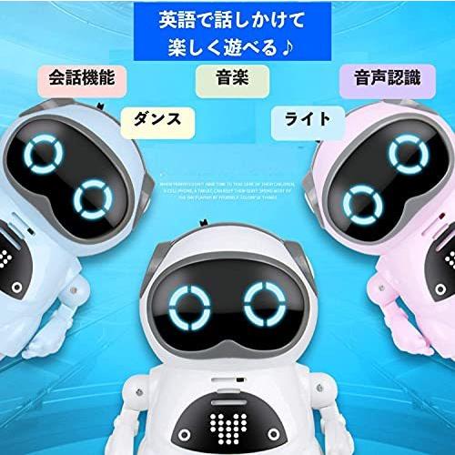 ポケットロボット Pocket Robot ミニサイズ コミュニケーション ダンス 歌 スマートロボット (ピンク)｜tomato2021｜03