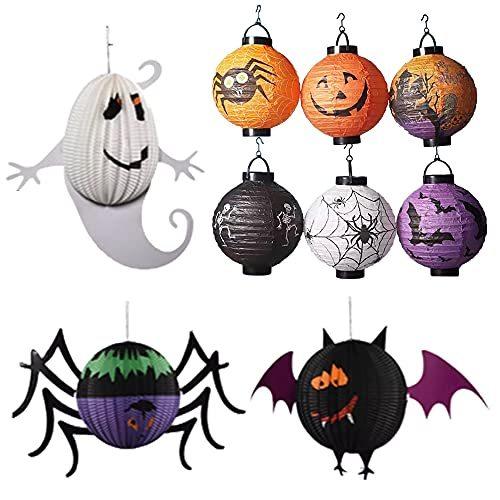 ハロウィン ハロウィンセット Led おばけ かぼちゃ コウモリ ゴースト バット 提灯 装飾 飾り 人気ブランドの 装飾