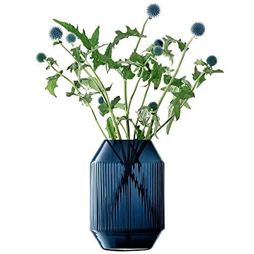 中古品 LSA (エルエスエー) Rotunda Lantern/Vase H26cm Sapphire W18xD18xH26cm 【1940728944】(12104円)
