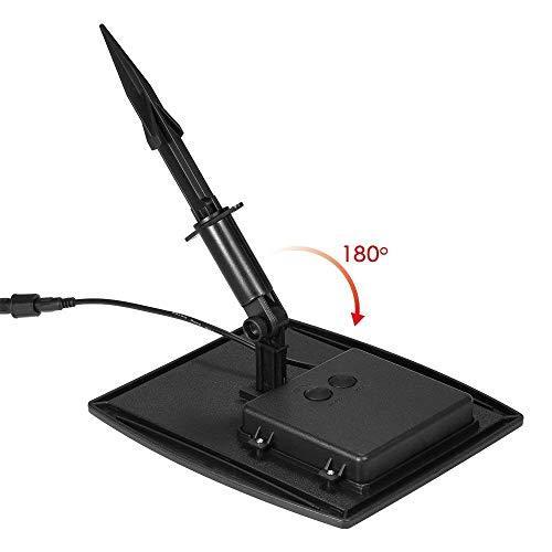 ソーラー充電式エアポンプセット 太陽光充電で電源不要 2又エアチューブ 空気石2個付 省電力動作 エア吐出毎分1L 静音設計 庭池や大型水槽の酸素供給｜tomato2021｜04