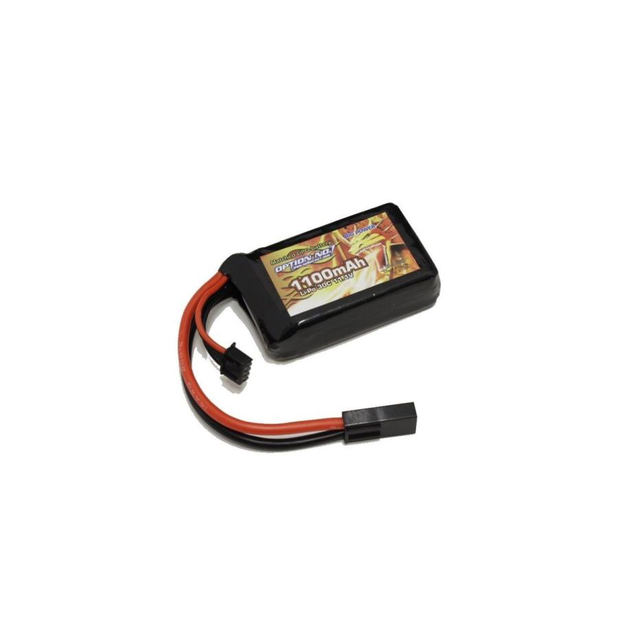 オプションNO1　BIG POWER LIPO 11.1V 1100ｍAhバッテリー PEQインタイプ　GB-0027M｜tomato4417