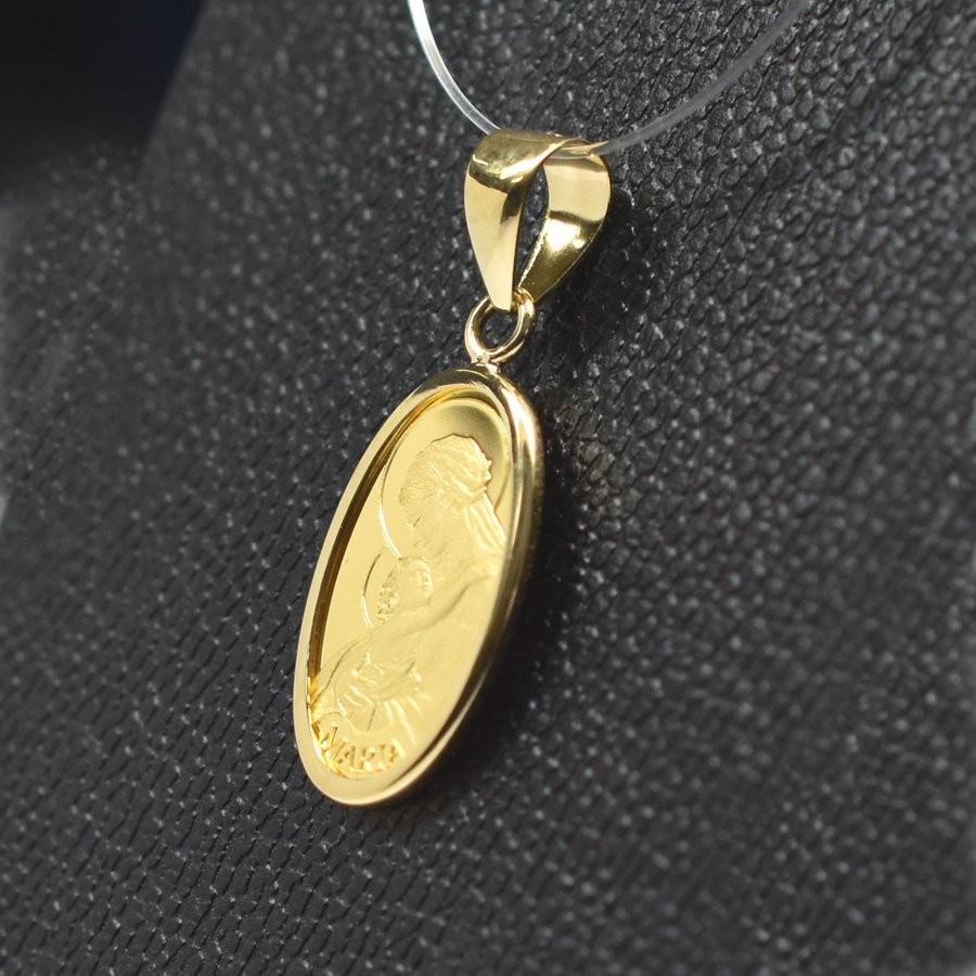 【未開封】K24聖母マリアペンダントトップ 1g 楽天市場】完売御礼！聖母マリア K24 純金 マリア インゴット 1g