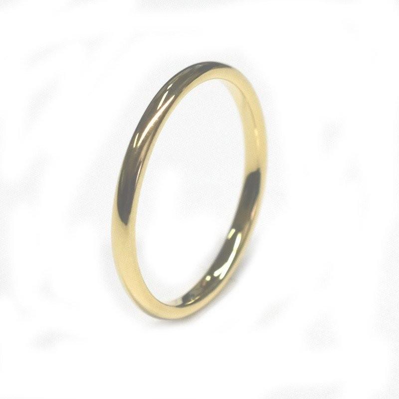 tomatosarada K18 甲丸リング 幅1.9mm 9号から23号（1個）ペアの