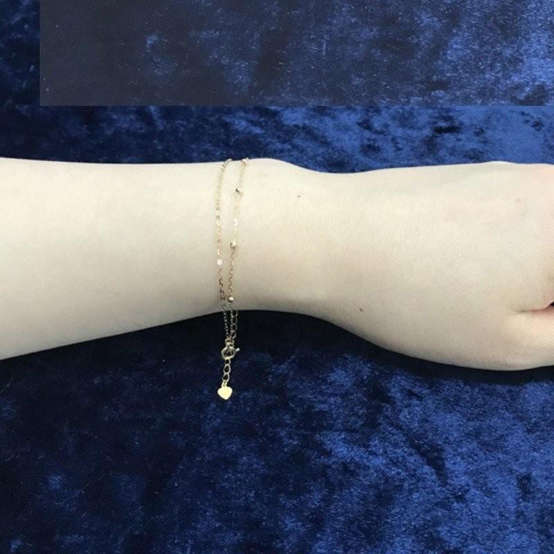 tomatosarada（トマトサラダ） K18 18金 アズキ2連 ミラーボール付