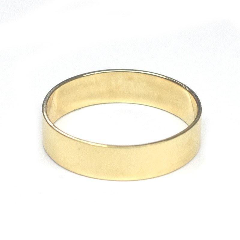tomatosarada K18 平打ちリング 幅約5.0mm 9号から23号（1個