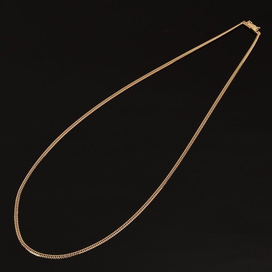 ★レア物 新品未開封 喜平　ネックレス　K18　 18金　六面ダブル（約10g-45cm）中留（中折れ） 3mm　　6面 ダブル　 （造幣局検定マーク刻印入）　喜平ネックレス 【JSB1688151022】(61302円)