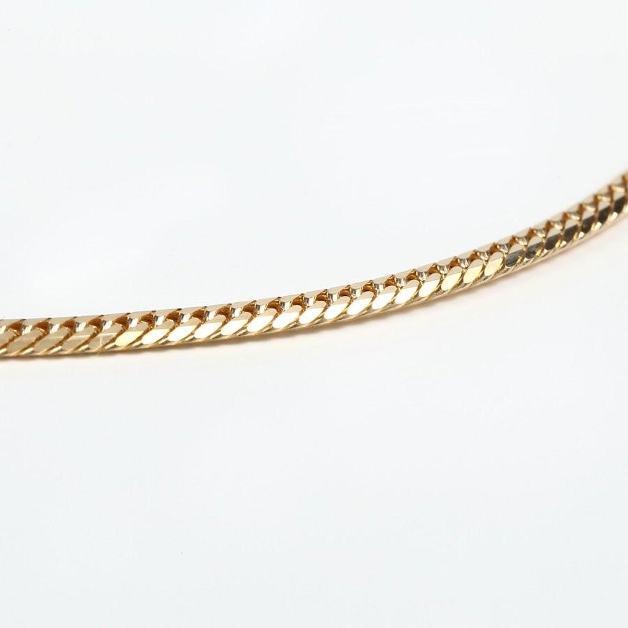 喜平 アンクレット K18 6面 喜平アンクレット 18金 六面ダブル（5g