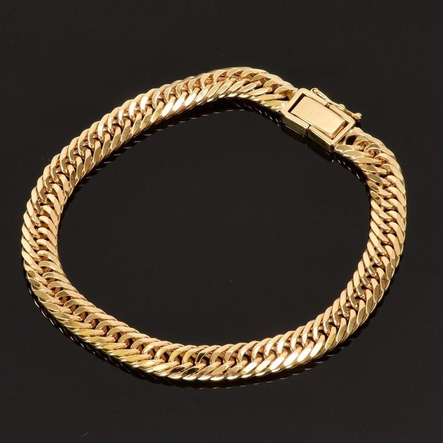 tomatosarada 喜平 ブレスレット K18 18金 八面トリプル(20g