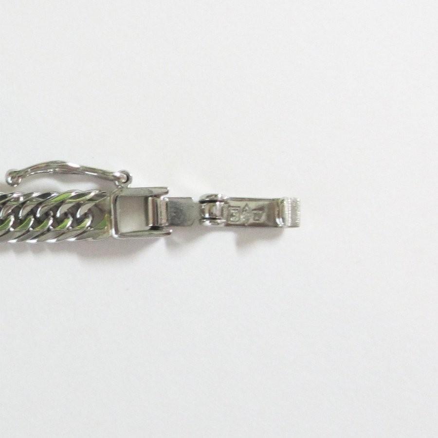 【極美品】 Pt900　喜平　プラチナ 八面トリプル ネックレス(30g-50cm)中留（中折れ）（造幣局検定マーク刻印入）8面トリプル 【H2655128098】(96416円)