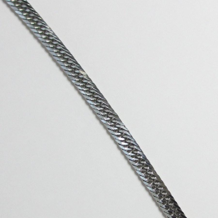 【極美品】 Pt900　喜平　プラチナ 八面トリプル ネックレス(30g-50cm)中留（中折れ）（造幣局検定マーク刻印入）8面トリプル 【H2655128098】(96416円)