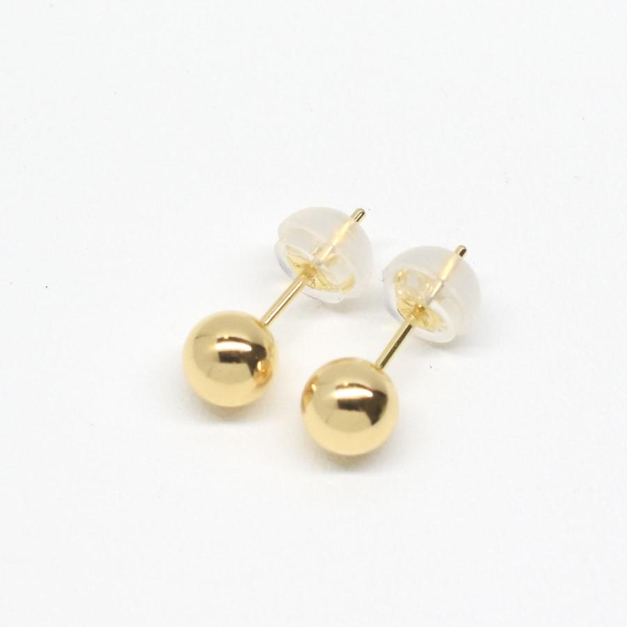 tomatosarada（トマトサラダ） （2個セット）K18 18金 2mm 丸玉ピアス